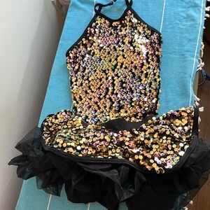 2 piece sequin Dance outfit